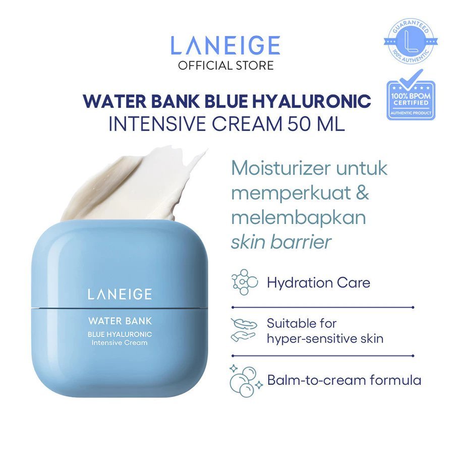 LANEIGE Water Bank Blue Hyaluronic Intensive Cream 50 mL