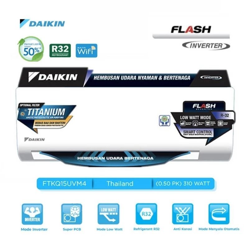 Daikin Flash Inverter 1 PK – FTKQ25UVM4