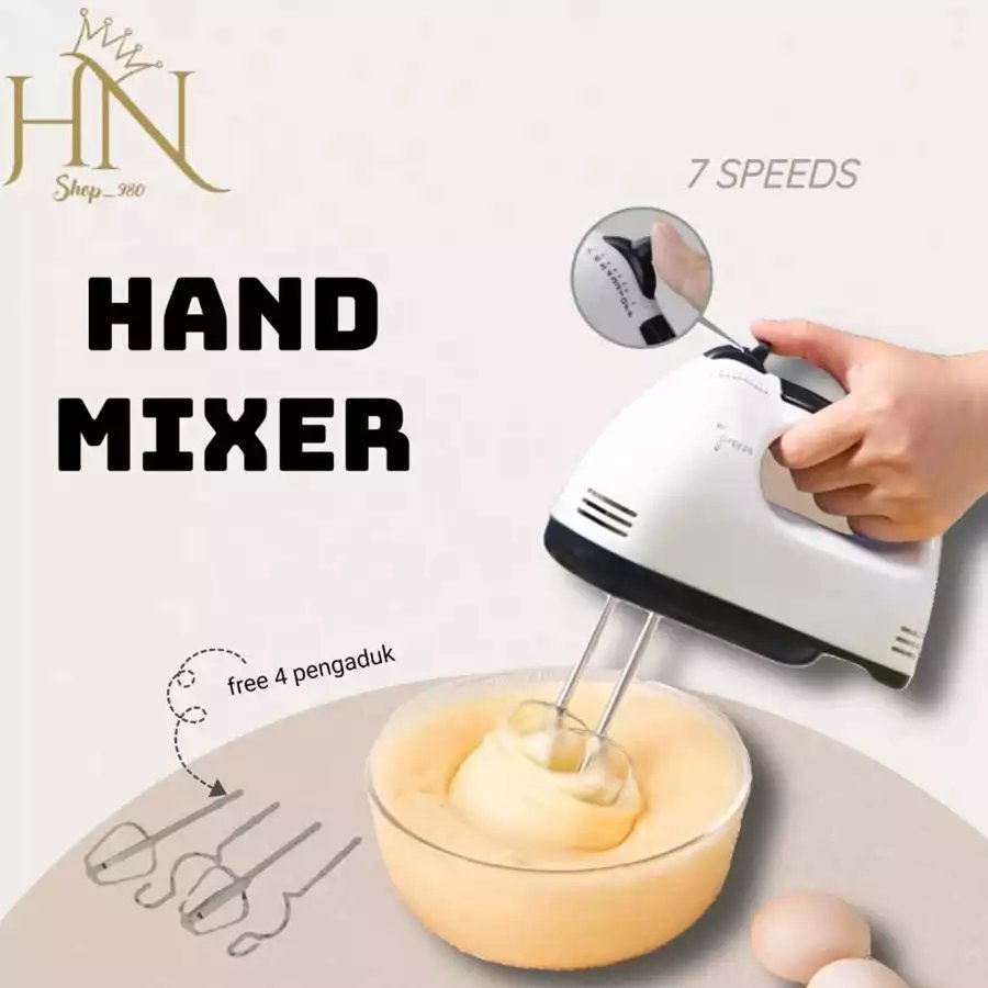 Scarlett 7-Speed Hand Mixer