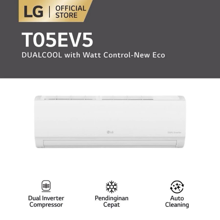 LG DualCool Inverter ½ PK – T05EV5