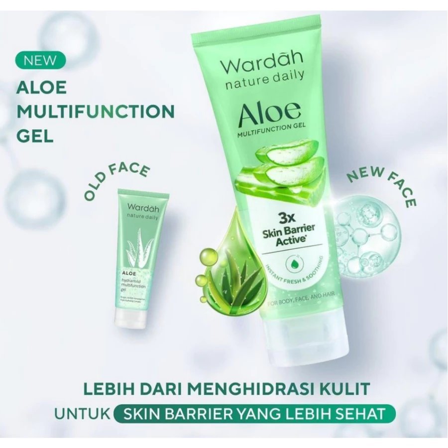 Wardah Nature Daily Aloe Hydramild Moisturizer Cream