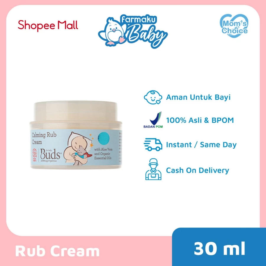 Buds Organics Calming Tummy Rub Cream
