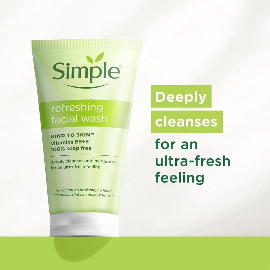 Simple Kind to Skin Refreshing Facial Wash Gel