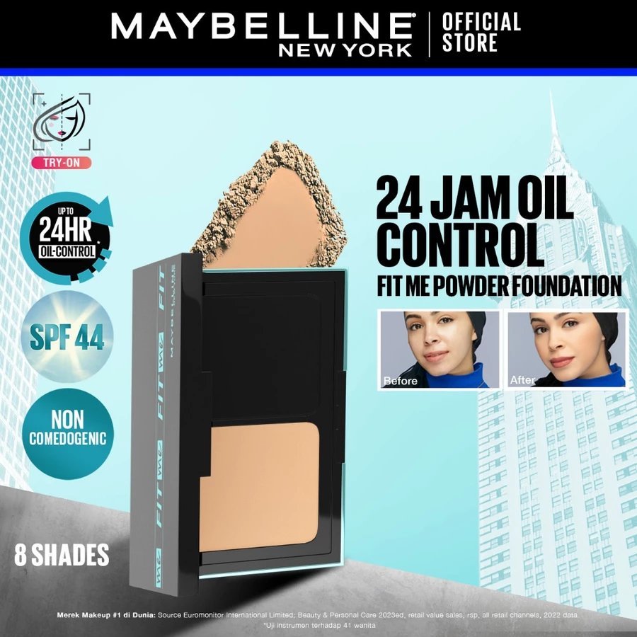 MAYBELLINE Fit Me 24HR Oil Control Powder Foundation