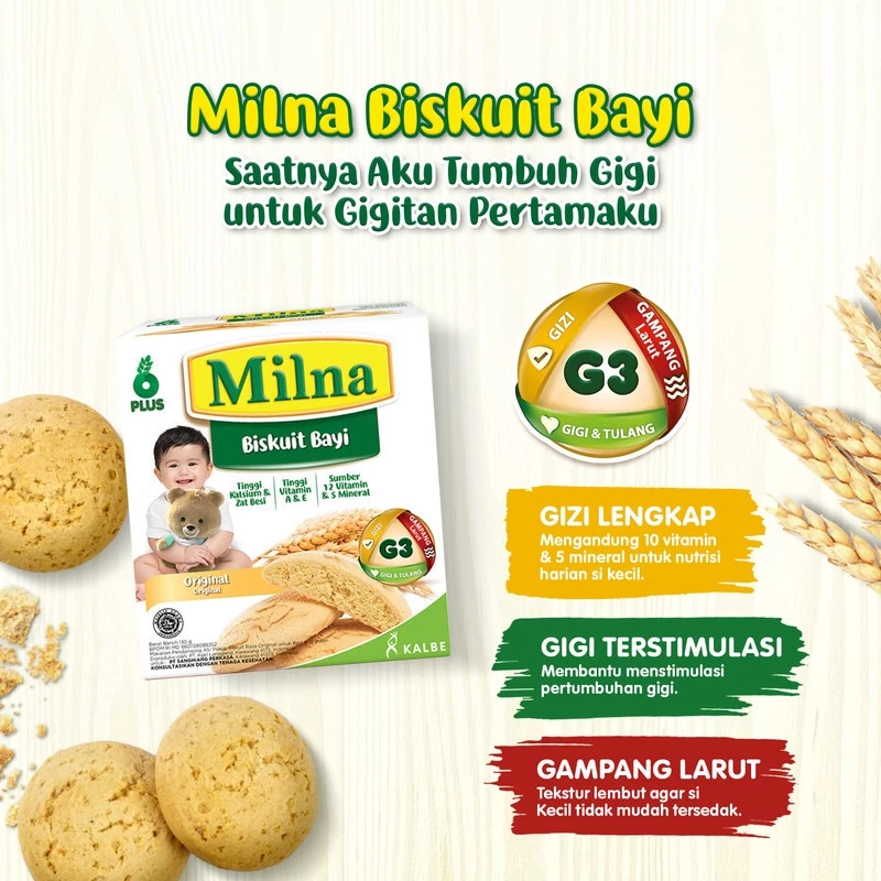 Milna Biskuit Bayi Original