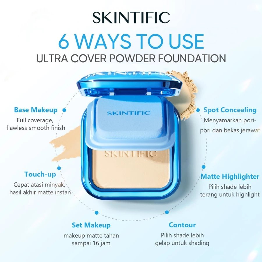 SKINTIFIC Ultra Cover Powder Foundation