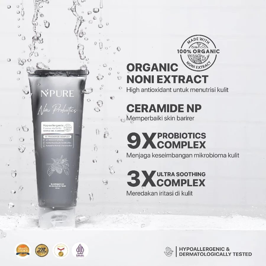 N’PURE Noni Probiotics Gentle Gel Cleanser