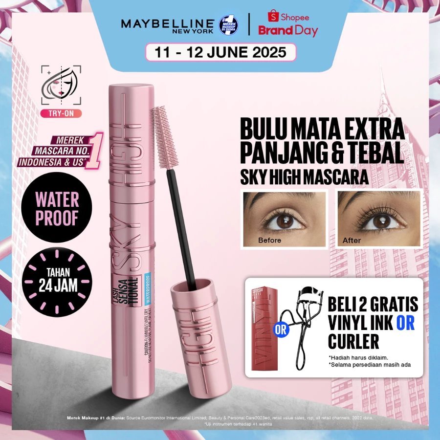 MAYBELLINE OFFICIAL Sky High Waterproof Mascara