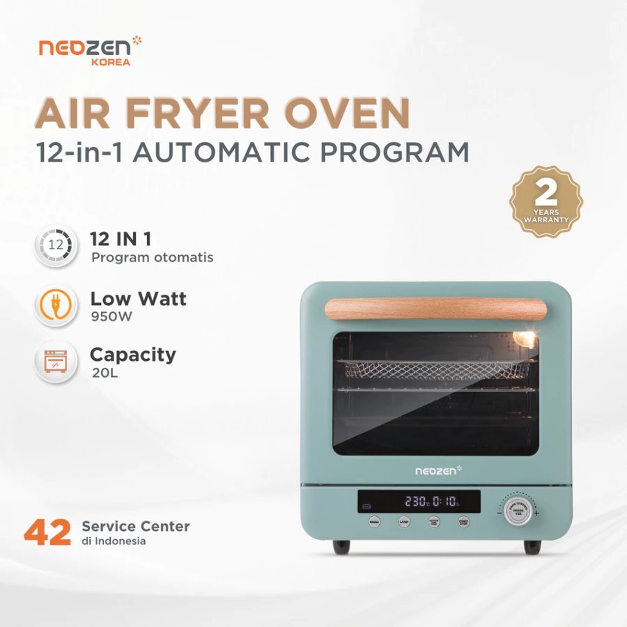 neozen air fryer oven 20 l
