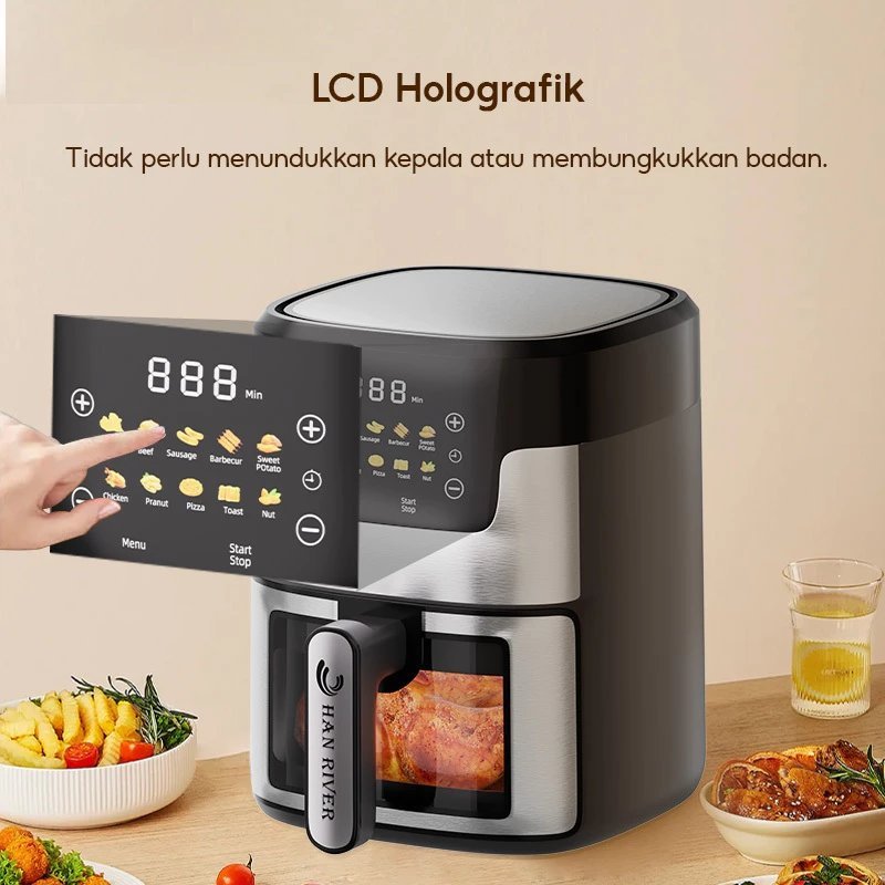 han river air fryer low watt 8l