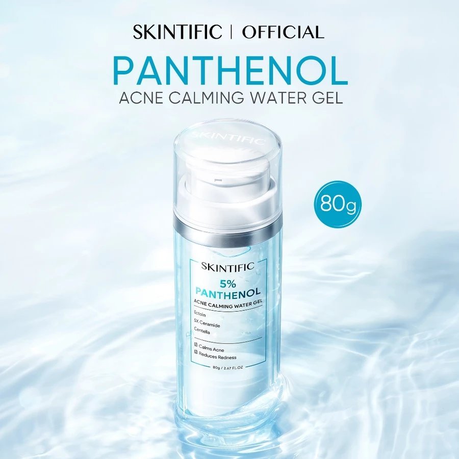 SKINTIFIC 5% Panthenol Acne Calming Water Gel