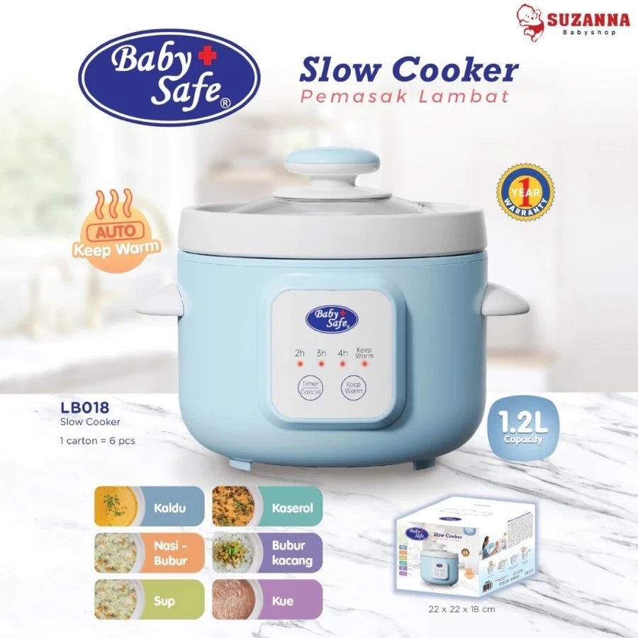 Baby Safe LB018 Slow Cooker 1.2L