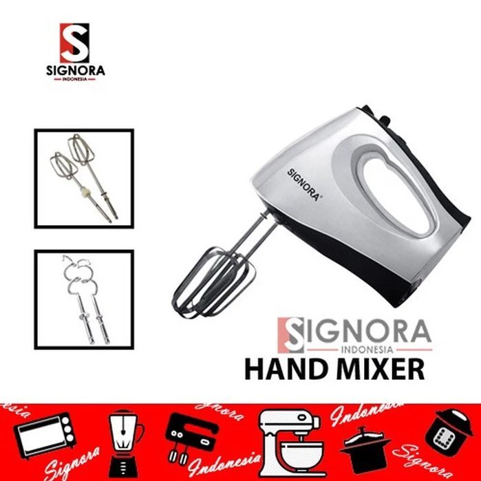 Signora Silver Hand Mixer