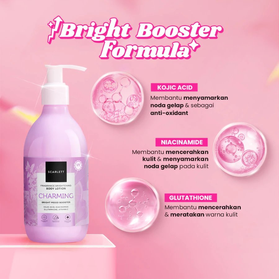 Scarlett Whitening Body Lotion - Charming